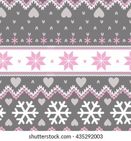 Nordic seamless christmas pattern 