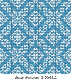 Nordic sweater pattern vector