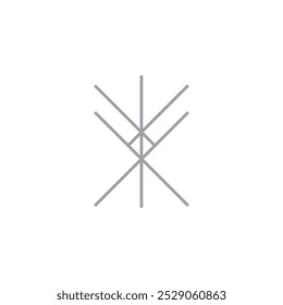 Nordic symbol logo, icon, vector illustration