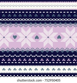 Nordic traditional pattern. wallpaper, textile, web, cards. Ethnic pattern. Border ornament. Native american design, Navajo. Mexican motif, Aztec ornament