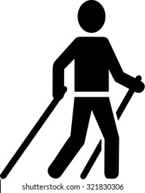 Nordic Walking pictogram