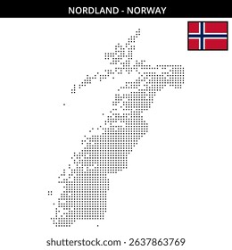 Nordland region data dots visualization