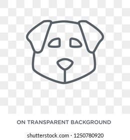 Norfolk Terrier dog icon. Trendy flat vector Norfolk Terrier dog icon on transparent background from dogs collection. High quality filled Norfolk Terrier dog symbol use for web and mobile