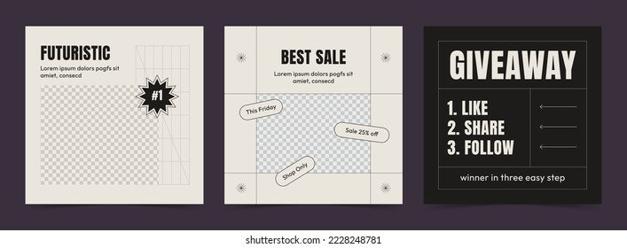 Norma instagram post template - social media
