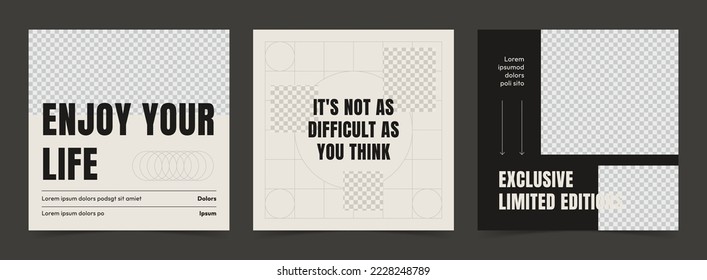 Norma instagram post template - social media