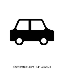 Normal Car icon vector icon. Simple element illustration. Normal Car symbol design. Can be used for web and mobile.