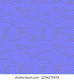 Normal Map - Seamless Jaguar Pattern 2k