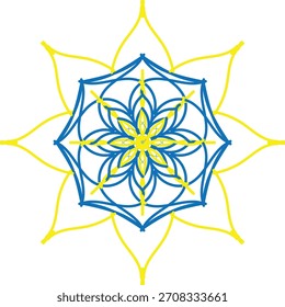 tamanho normal do desenho de mandala 