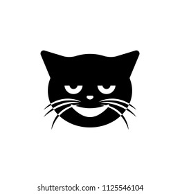 normal smiling imp  cat icon. Element of emotions icon for mobile concept and web apps. Detailed normal smiling imp  cat icon can be used for web and mobile on white background