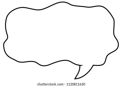 Normal speech bubble,