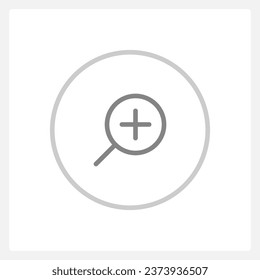 Normaler Zoom der Schaltflächen-UI-Element-Vorlage. Bearbeitbare einzelne Vektorgrafik-Dashboard-Komponente. Flache Benutzeroberfläche. Visuelle Datendarstellung. Webdesign-Widget für mobile Anwendungen mit leichtem Design
