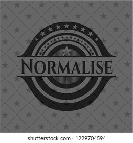 Normalise black badge