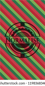 Normalise christmas style emblem.