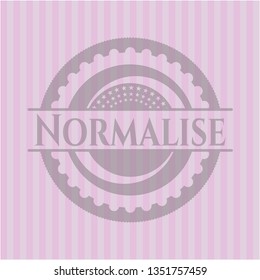 Normalise pink emblem. Retro