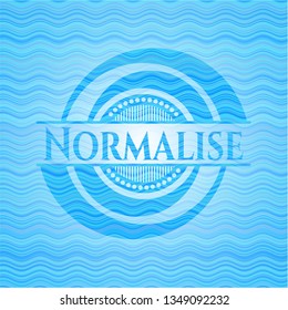 Normalise water badge.
