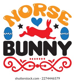 Norse Bunny T-Shirt Design Vector File
