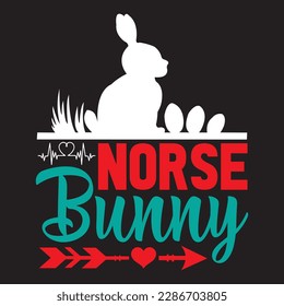 Norse Bunny T-shirt Design Vector File