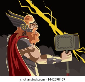 norse mythology thor god of thunder deity