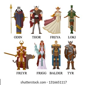 norse nordic mythology gods