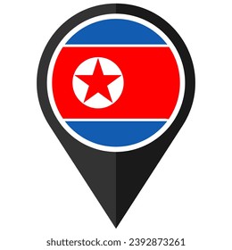 Nort korea im Weltnaturfahndungssymbol-Icon-Paket