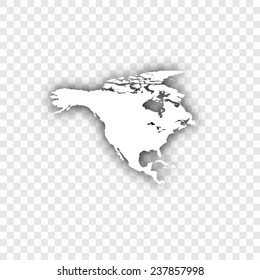 north america map