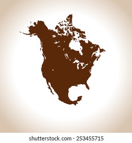 north america map