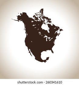 North America map