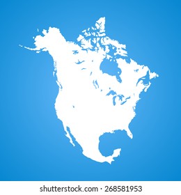 North America map