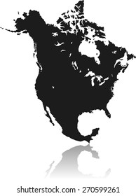 North America map