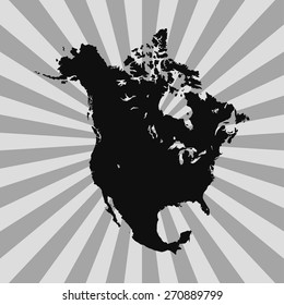 North America map