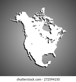 North America map