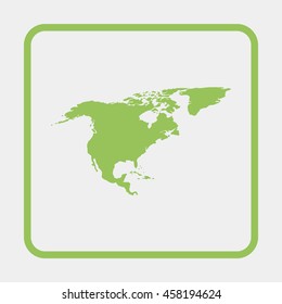 North America map.