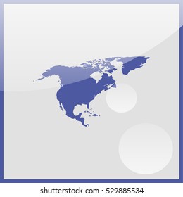 North America map.
