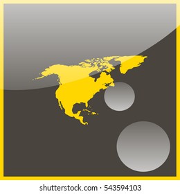 North America map.