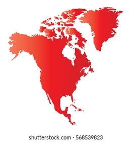 north america map