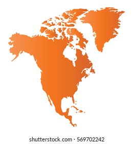 north america map