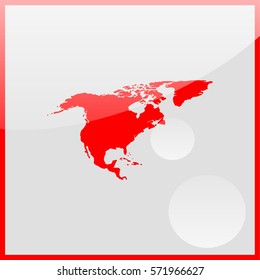 North America map.