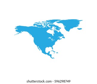 North america map