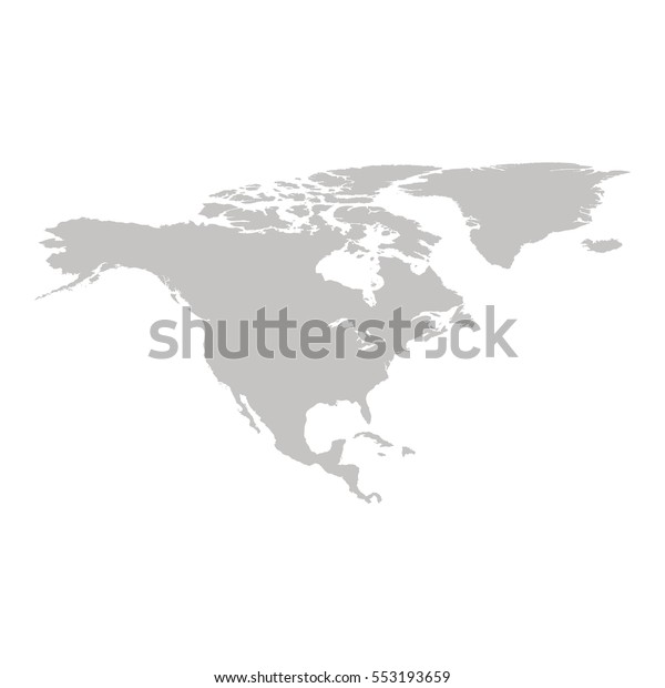 North America Map Stock Vector (Royalty Free) 553193659 | Shutterstock