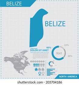 north america map infographic