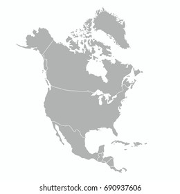 10,703 United States Canada Map Images, Stock Photos & Vectors ...