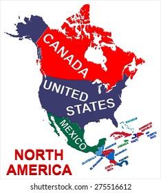 North America Political Map