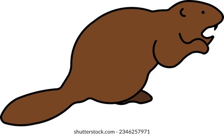 North American beaver beaver muskrat groundhog nutria Outline