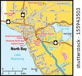 North Bay, Ontario area map