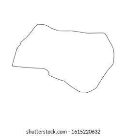 North Bioko region map in Equatorial Guinea