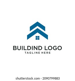 NORTH Building Logo Vector Design Modern Real Estate company .Residential contractor, General Contractor and Commercial Office Property business logos.
