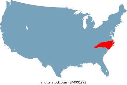 North Carolina Map
