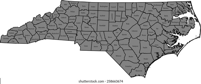 16,795 North carolina map Images, Stock Photos & Vectors | Shutterstock