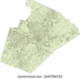Bloques del censo del condado de Wake de Carolina del Norte 2020