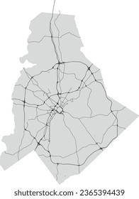 North Caroline Mecklenburg County Map with Truck Routes